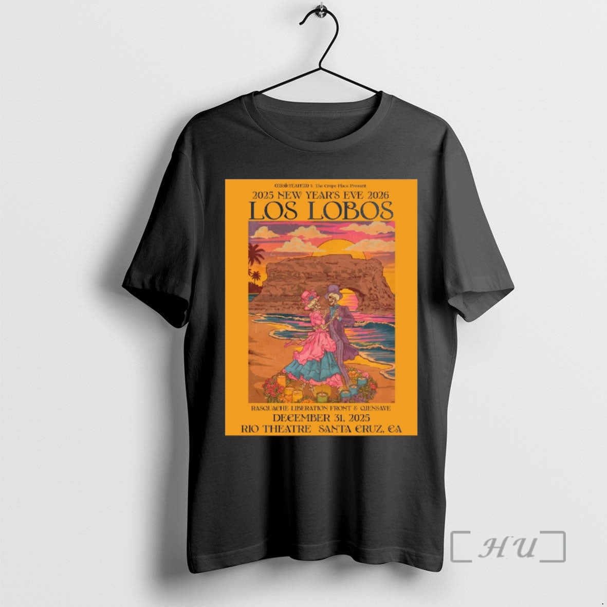 Officials Los Lobos December 31 2025 Rio Theatre Santa Cruz Ca Nye Premium T Shirts