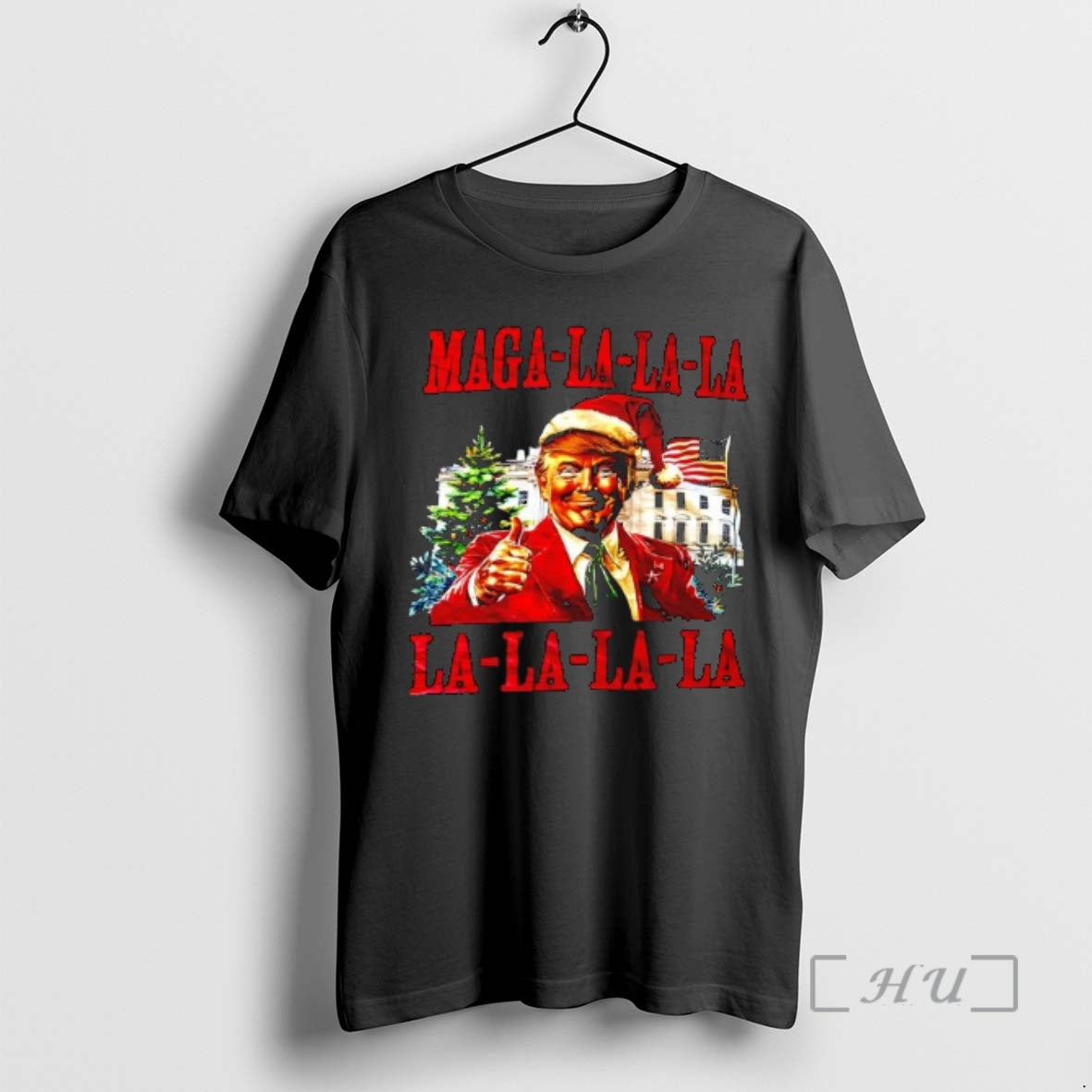 Officials Maga La La La Donald Trump Ugly Christmas T-Shirts, Hoodie, Sweatshirt | AU18TeeNovaLab.com