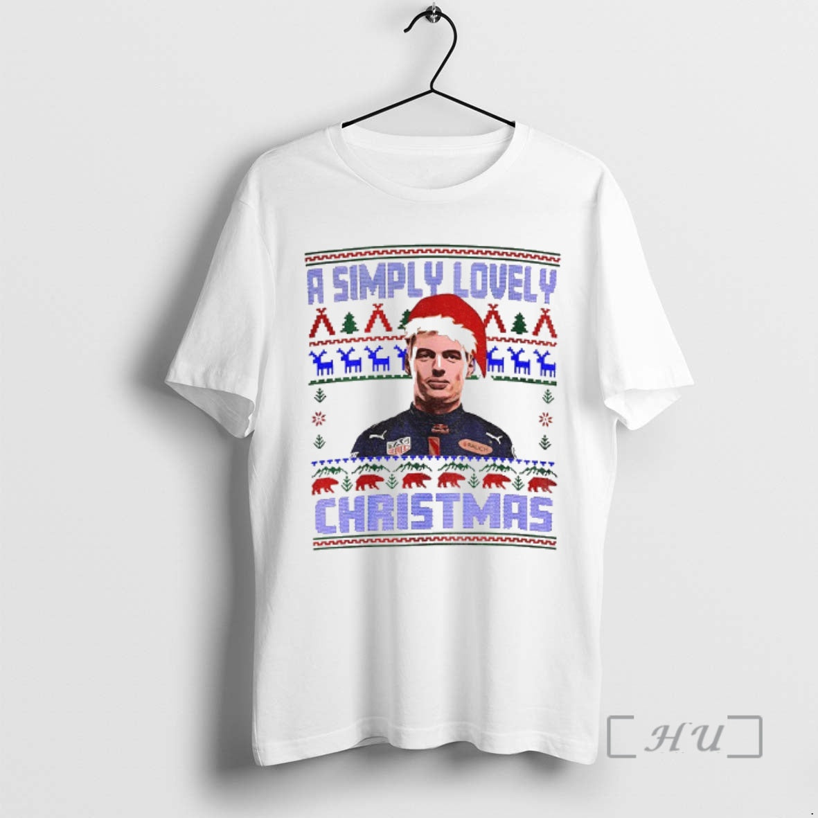 Officials Max Verstappen Santa Hat A Simply Lovely Christmas 2025 T-Shirts, Hoodie, Sweatshirt | AU18TeeNovaLab.com