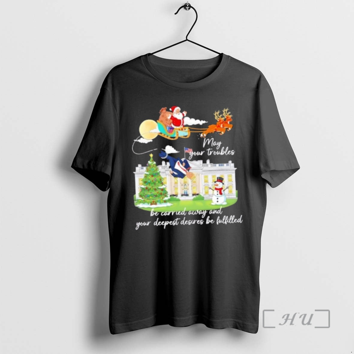 Officials May Your Troubles Be Carried Away And Your Deepest Desires Be Fulfilled Christmas White T-Shirts, Hoodie,...