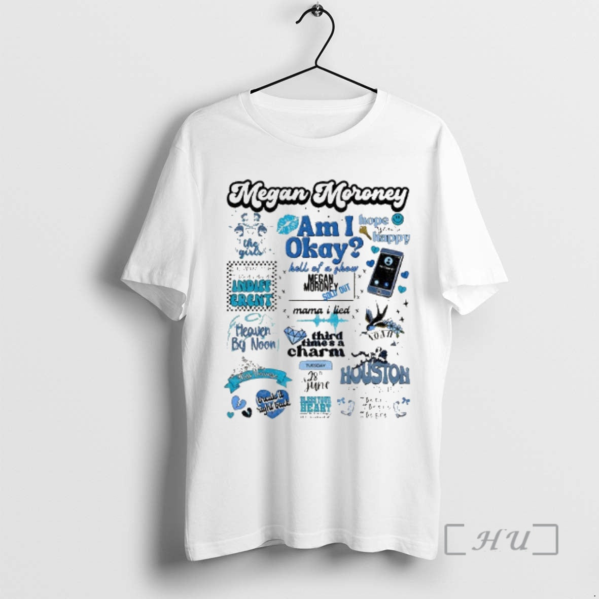Officials Megan Moroney Am I Okay Third Times A Charm Heaven By Noon Premium T-Shirts, Hoodie, Sweatshirt