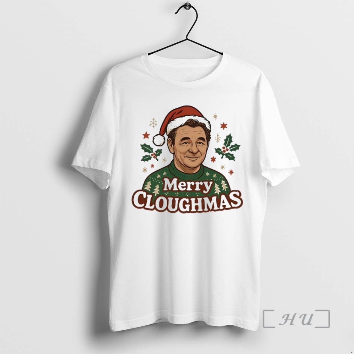 Officials Merry Cloughmas Nottm Forest Santa Christmas T-Shirts, Hoodie, Sweatshirt | AU18TeeNovaLab.com