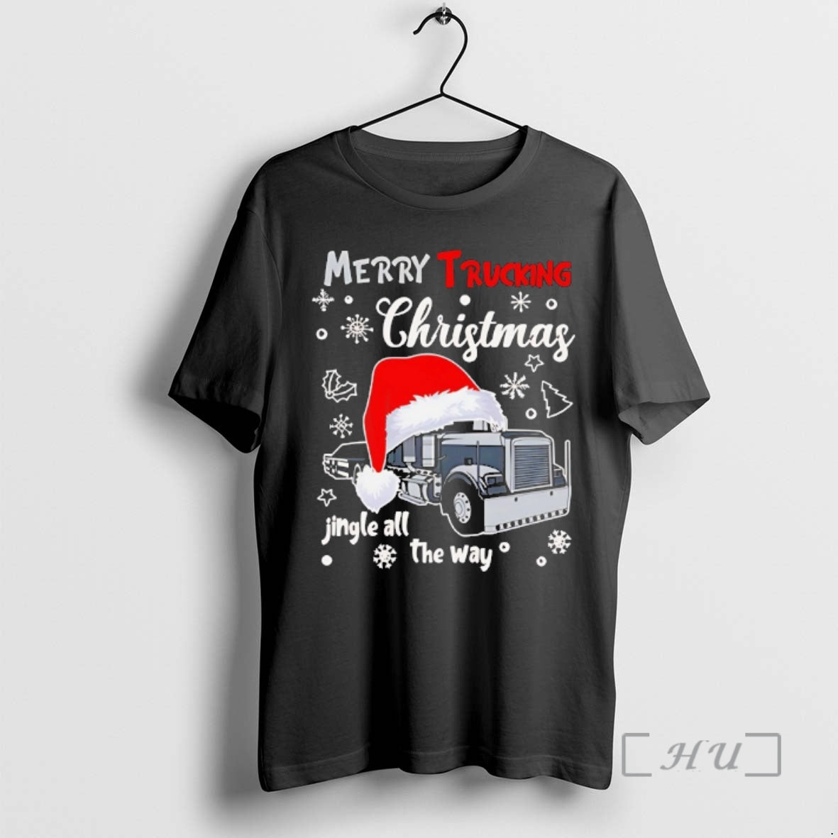 Officials Merry Trucking Christmas Jingle All The Way T-Shirts, Hoodie, Sweatshirt | AU18TeeNovaLab.com