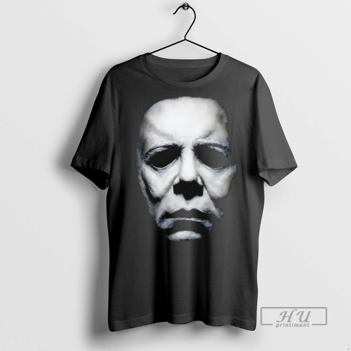 Officials Michael Myers Horror Character Big Face Halloween T Shirts