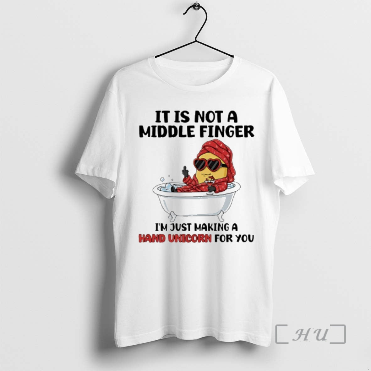 Officials Minion It Is Not A Middle Finger Im Just Making A Hand Unicorn For T-Shirts, Hoodie, Sweatshirt