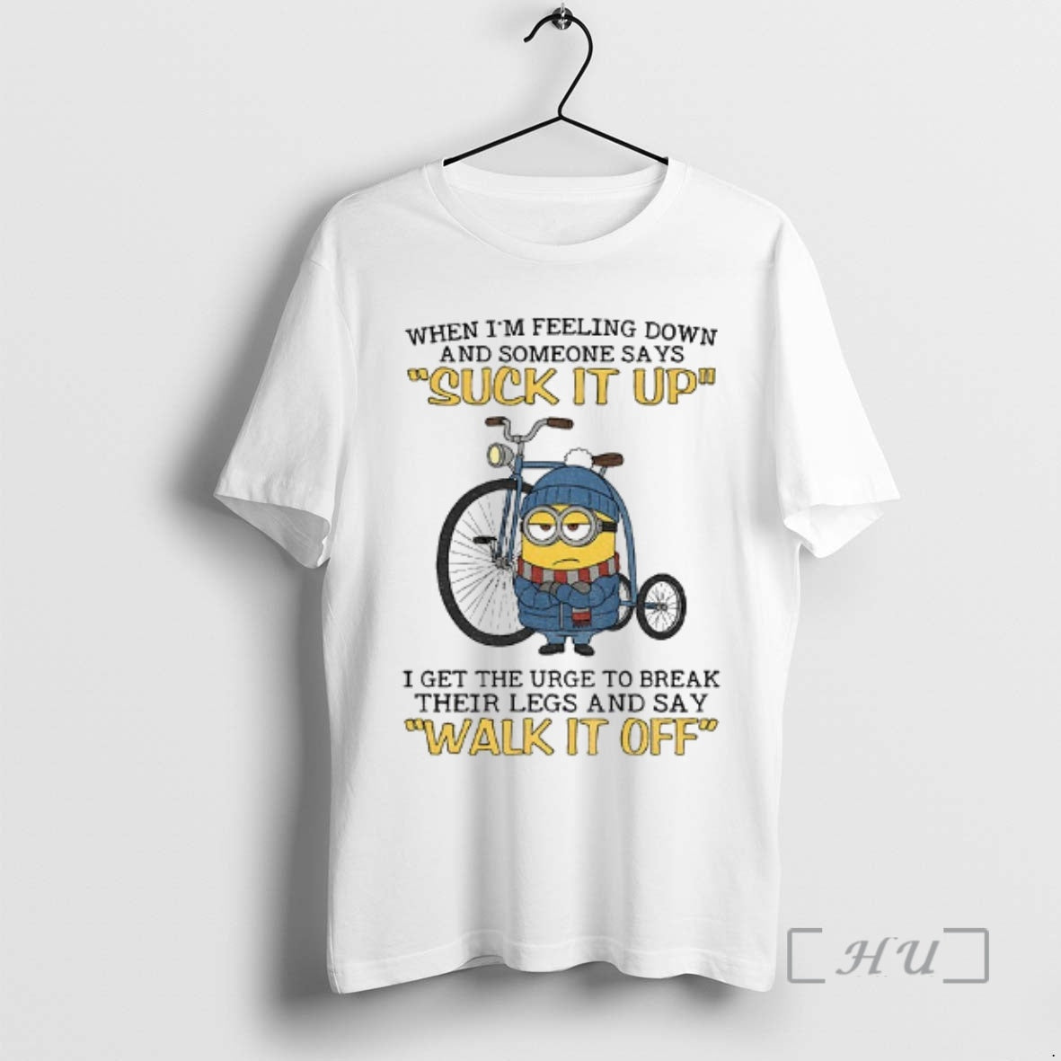Officials Minion When Im Feeling Down And Some Days Suck It Up I Get The T-Shirts, Hoodie, Sweatshirt | AU18TeeNovaLab.com