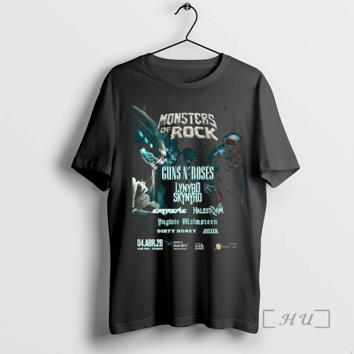 Officials Monster Of Rock Sao Paulo Prazil At Allianz Parque On April 4 2026 Premium T-Shirts, Hoodie, Sweatshirt