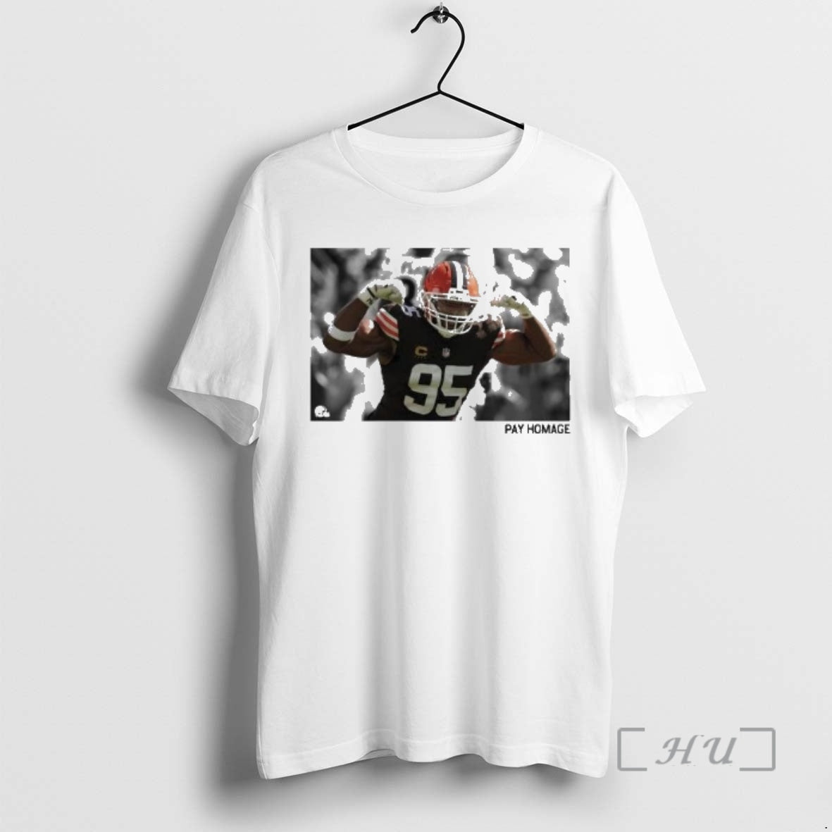 Officials Myles Garrett Cleveland Browns Player Graphic Tri Blend T-Shirts, Hoodie, Sweatshirt | AU18TeeNovaLab.com