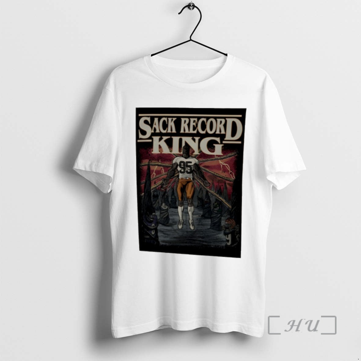 Officials Myles Garrett Cleveland Browns Sack Record King T-Shirts, Hoodie, Sweatshirt | AU18TeeNovaLab.com