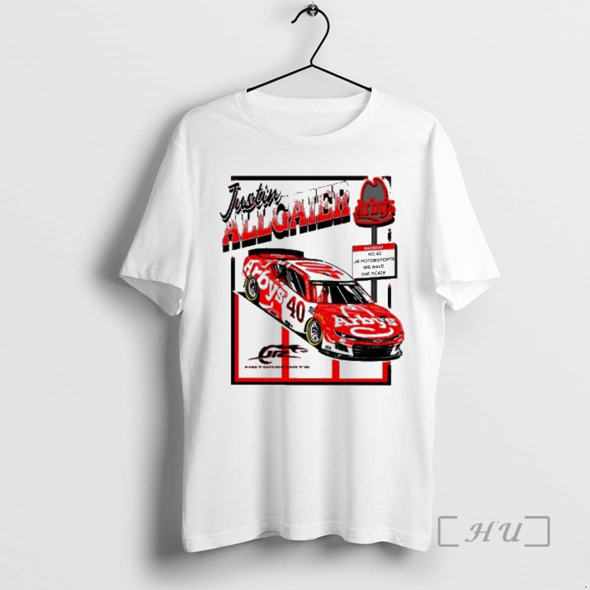 Officials Nascar Justin Allgaier Jr Motorsports Arbys Graphic T-Shirts, Hoodie, Sweatshirt | AU18TeeNovaLab.com