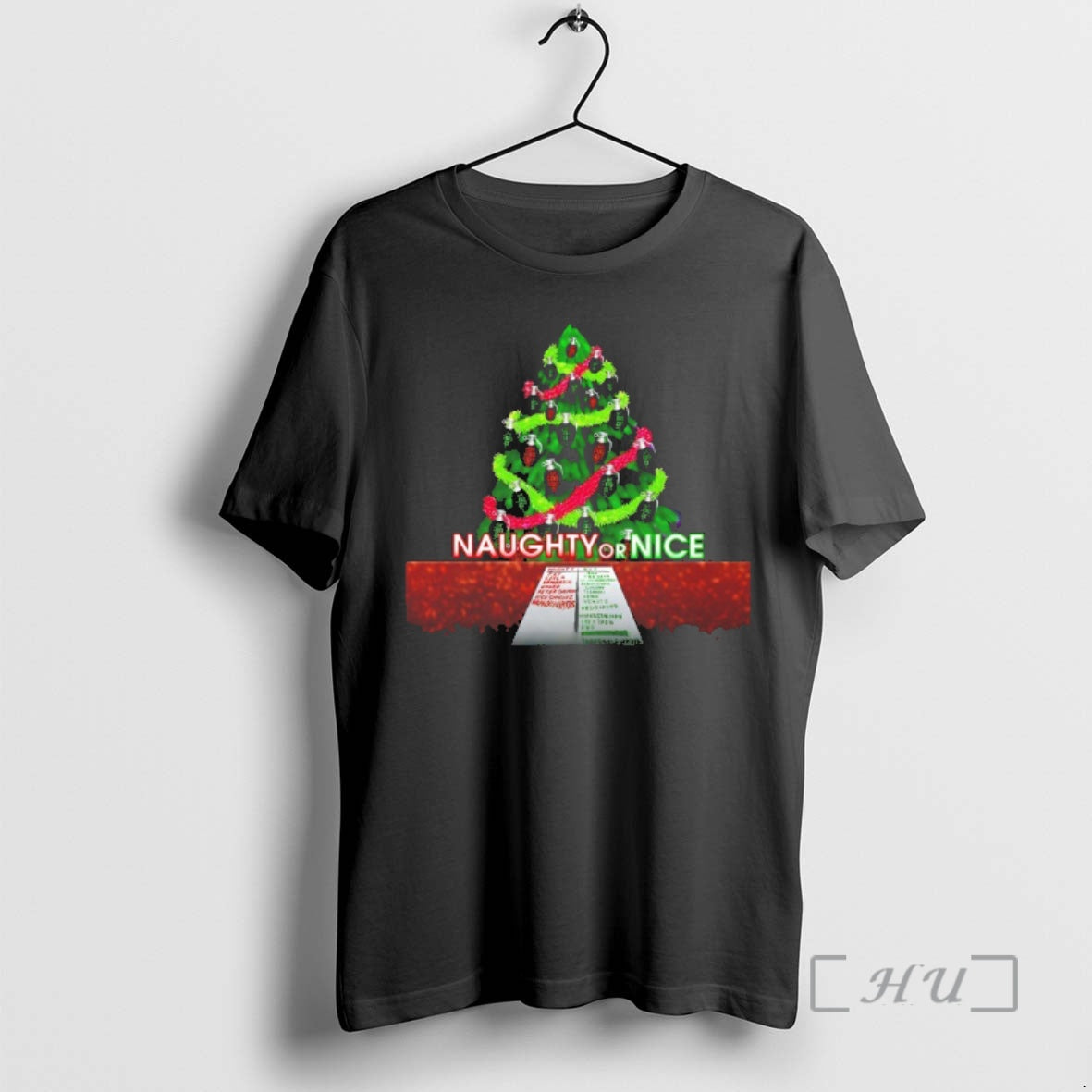 Officials Naughty Or Nice Christmas 2025 T-Shirts, Hoodie, Sweatshirt | AU18TeeNovaLab.com