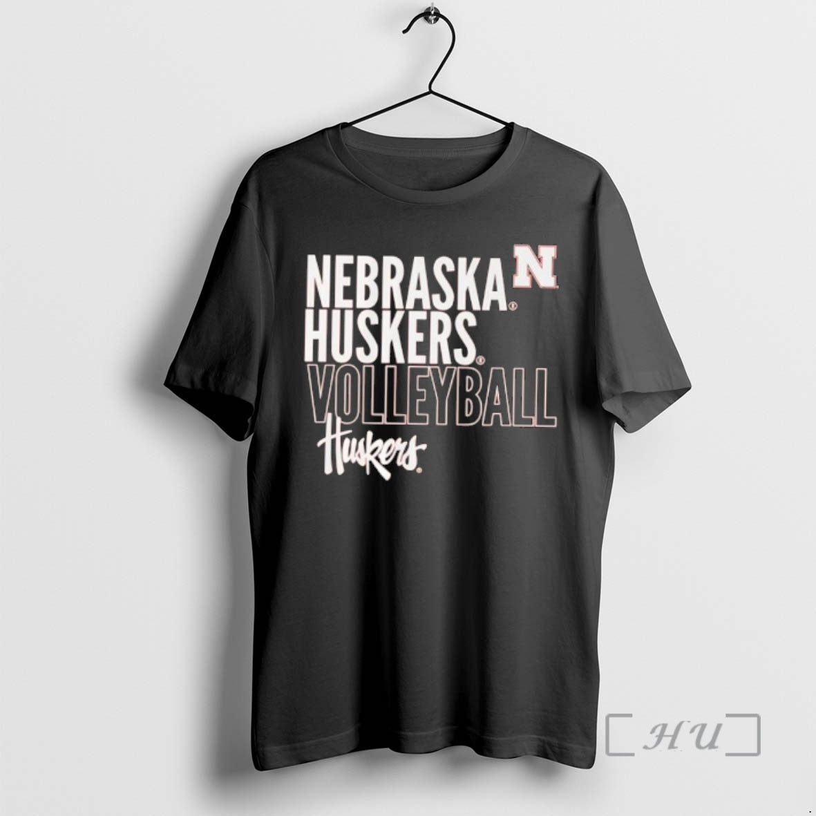Officials Nebraska Cornhuskers Womens Volleyball Text Logo Overlay T-Shirts, Hoodie, Sweatshirt | AU18TeeNovaLab.com
