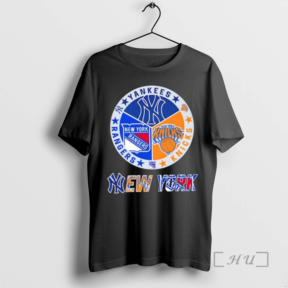 Officials New York City Sports Yankees Knicks Rangers Logos Combine T-Shirts, Hoodie, Sweatshirt | AU18TeeNovaLab.com