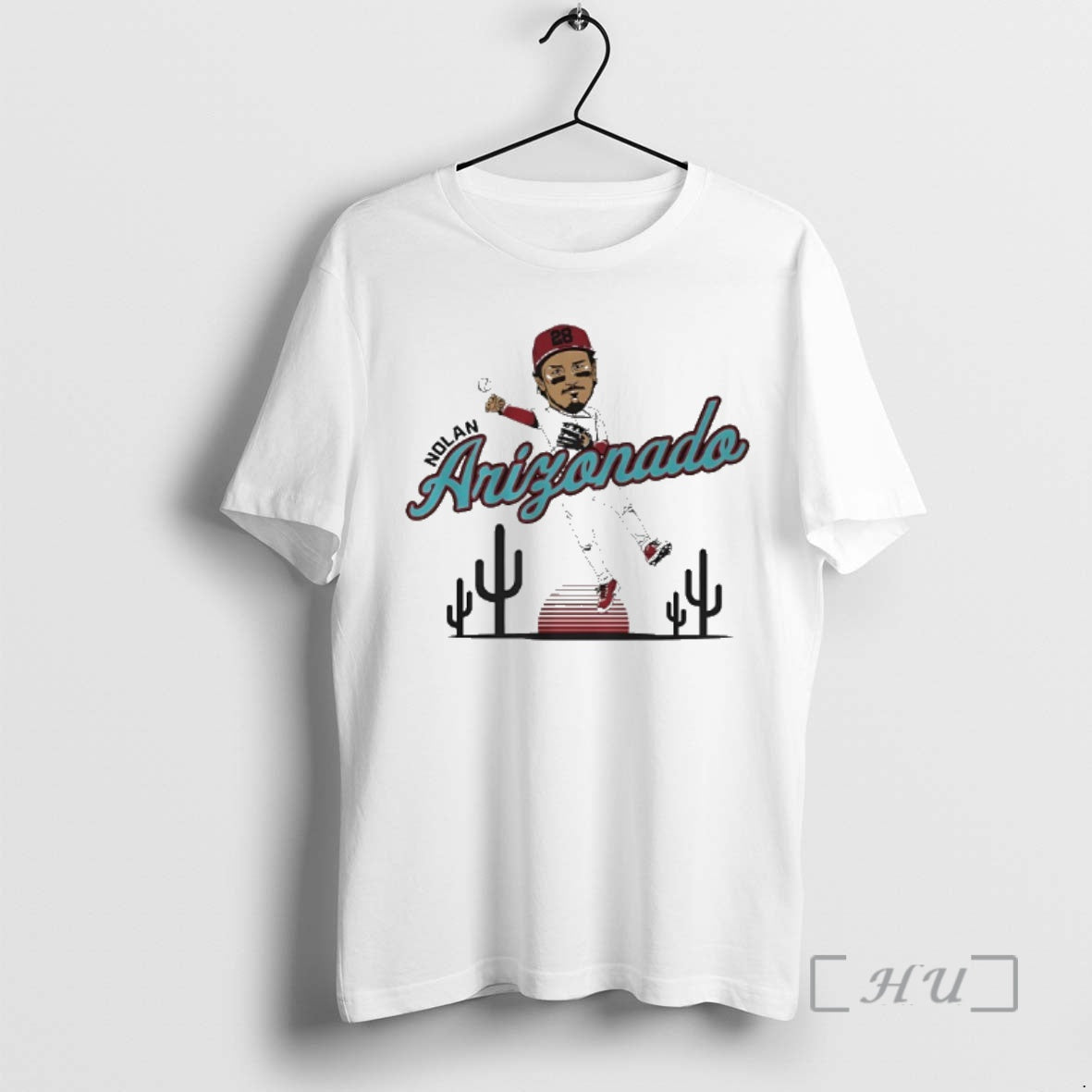 Officials Nolan Arenado Arizona Diamondbacks Baseball Player Caricature