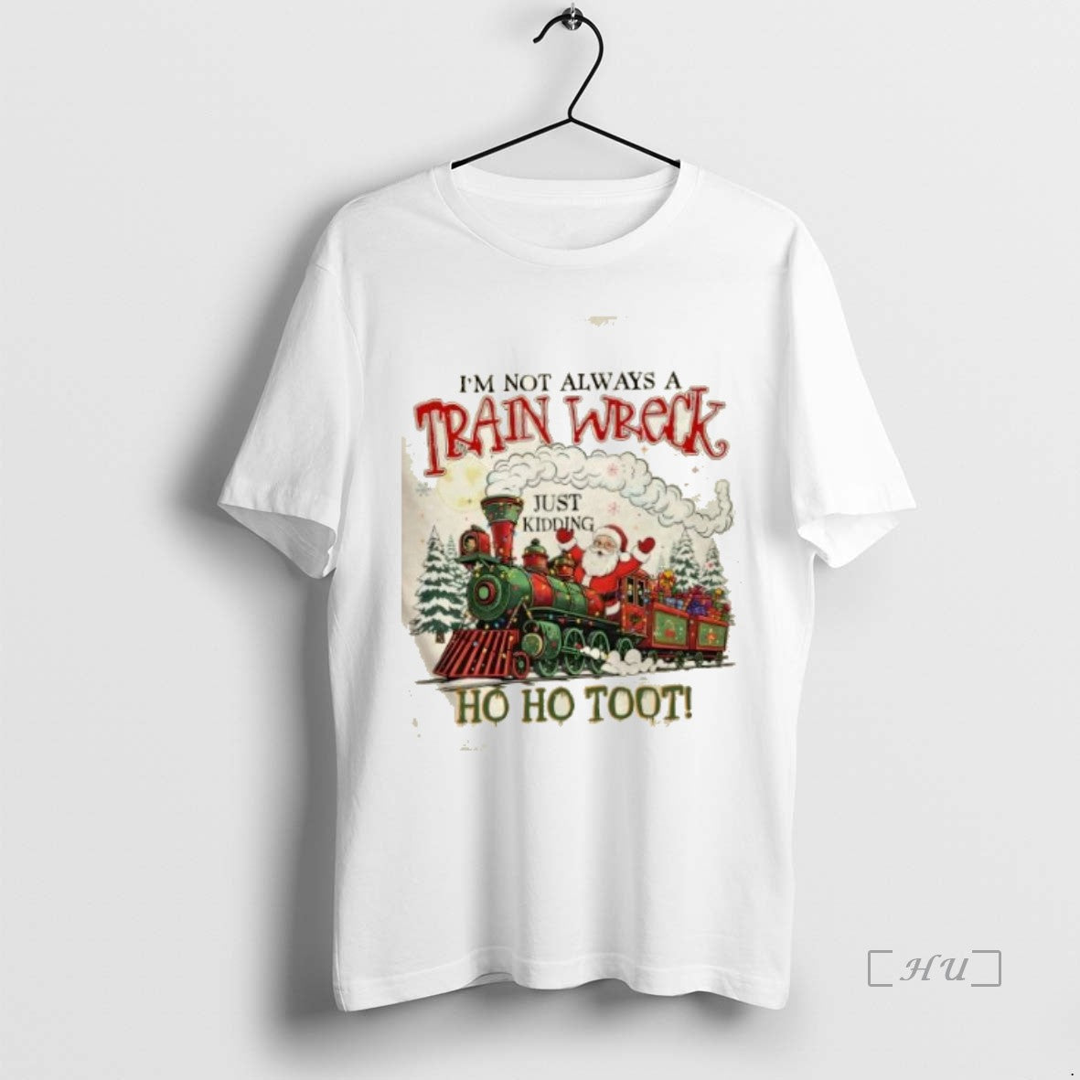 Officials Not Always A Train Wreck Christmas Funny Santa