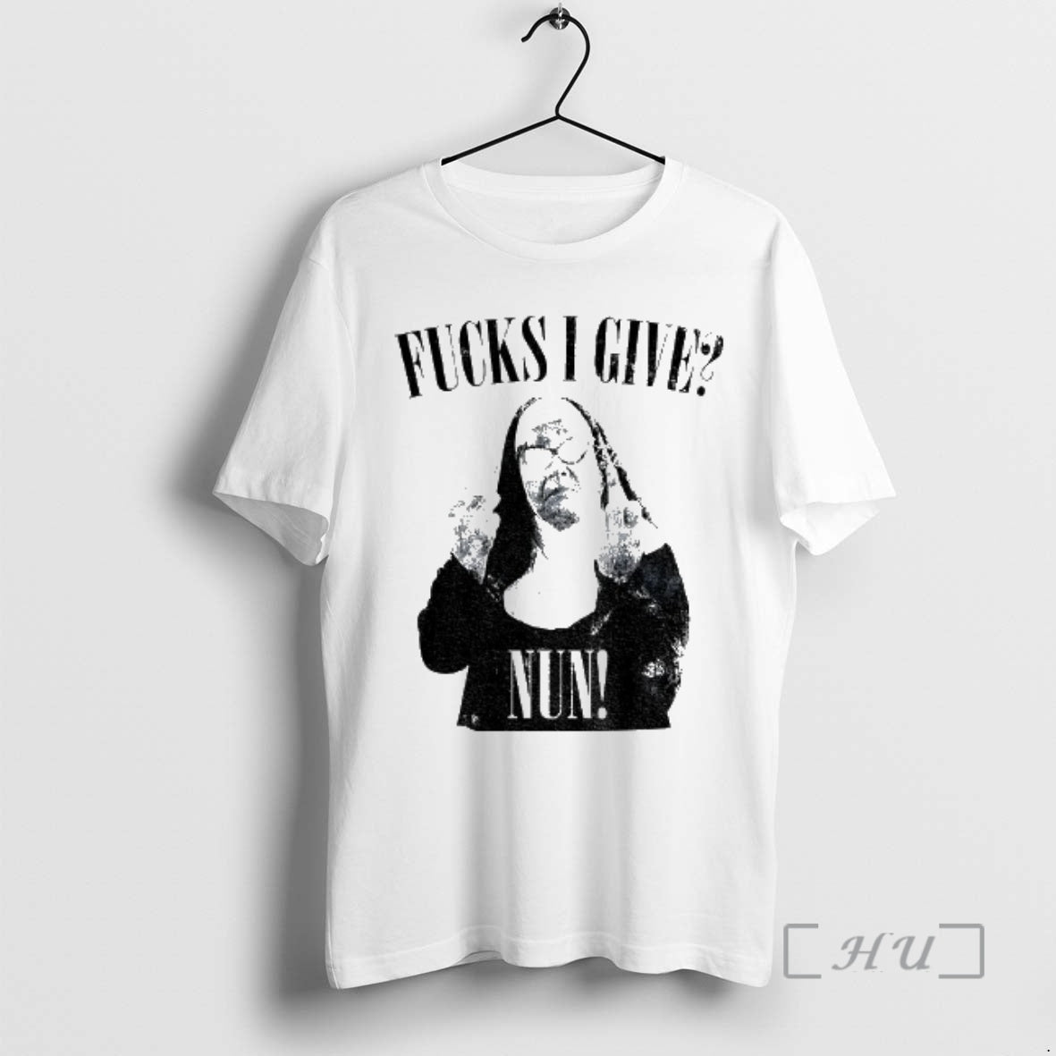 Officials Nun Middle Finger Fucks I Give Nun T-Shirts, Hoodie, Sweatshirt | AU18TeeNovaLab.com