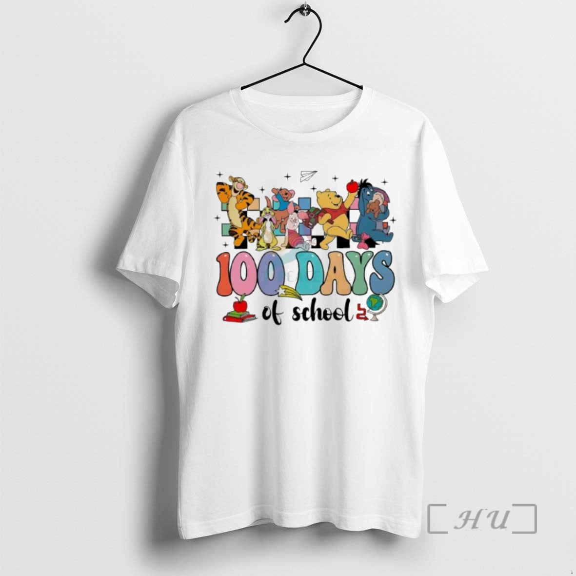 Officials Pooh And Friends 100th Days Of School T-Shirts, Hoodie, Sweatshirt | AU18TeeNovaLab.com