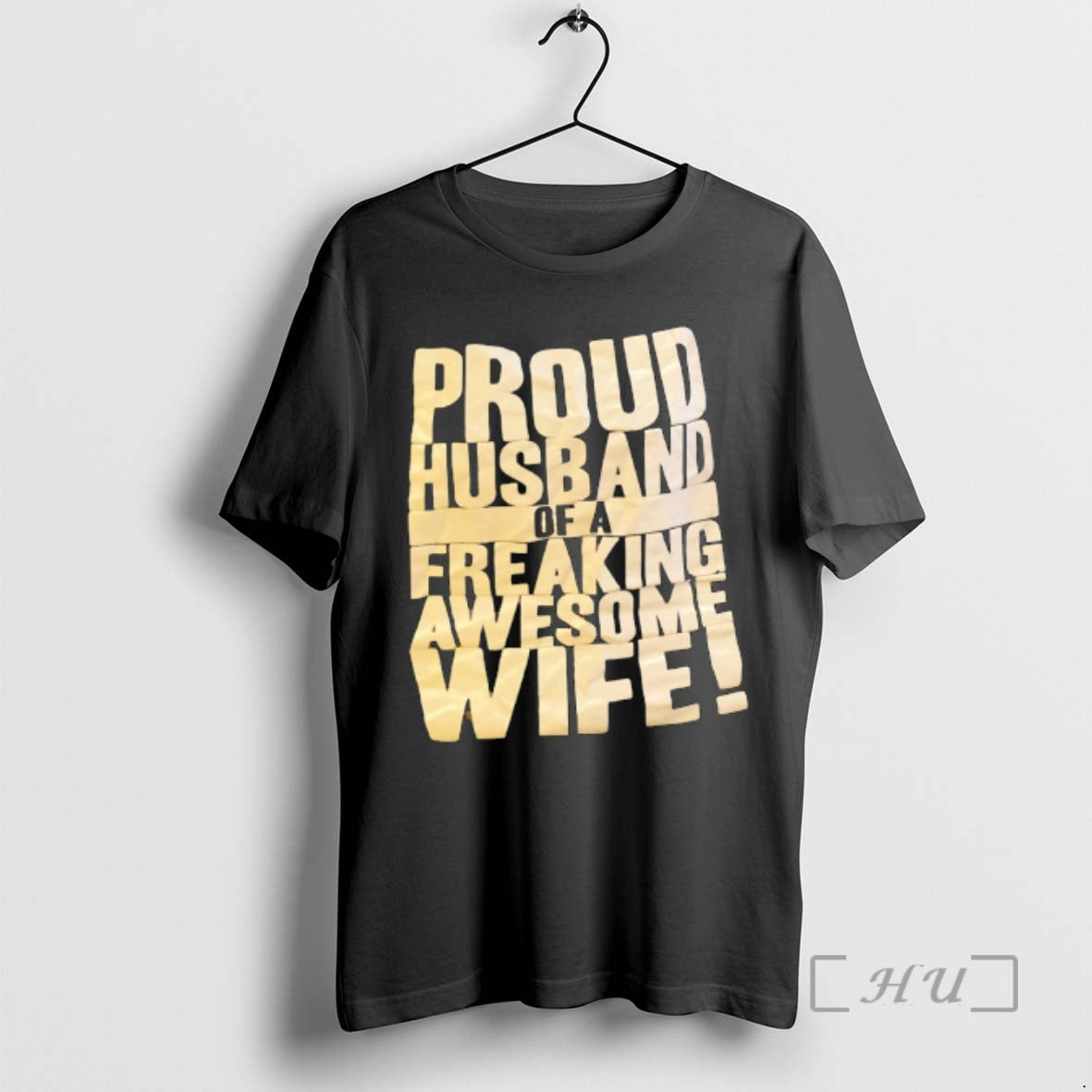 Officials Proud Husband Of A Freaking Awesome Wife Text T-Shirts, Hoodie, Sweatshirt | AU18TeeNovaLab.com