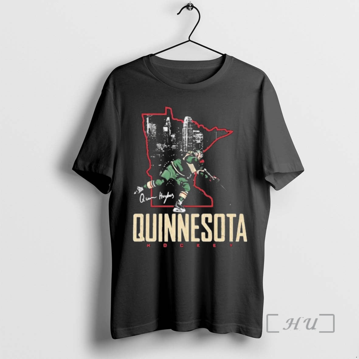 Officials Quinn Hughes Minnesota Quinnesota T-Shirts, Hoodie, Sweatshirt | AU18TeeNovaLab.com