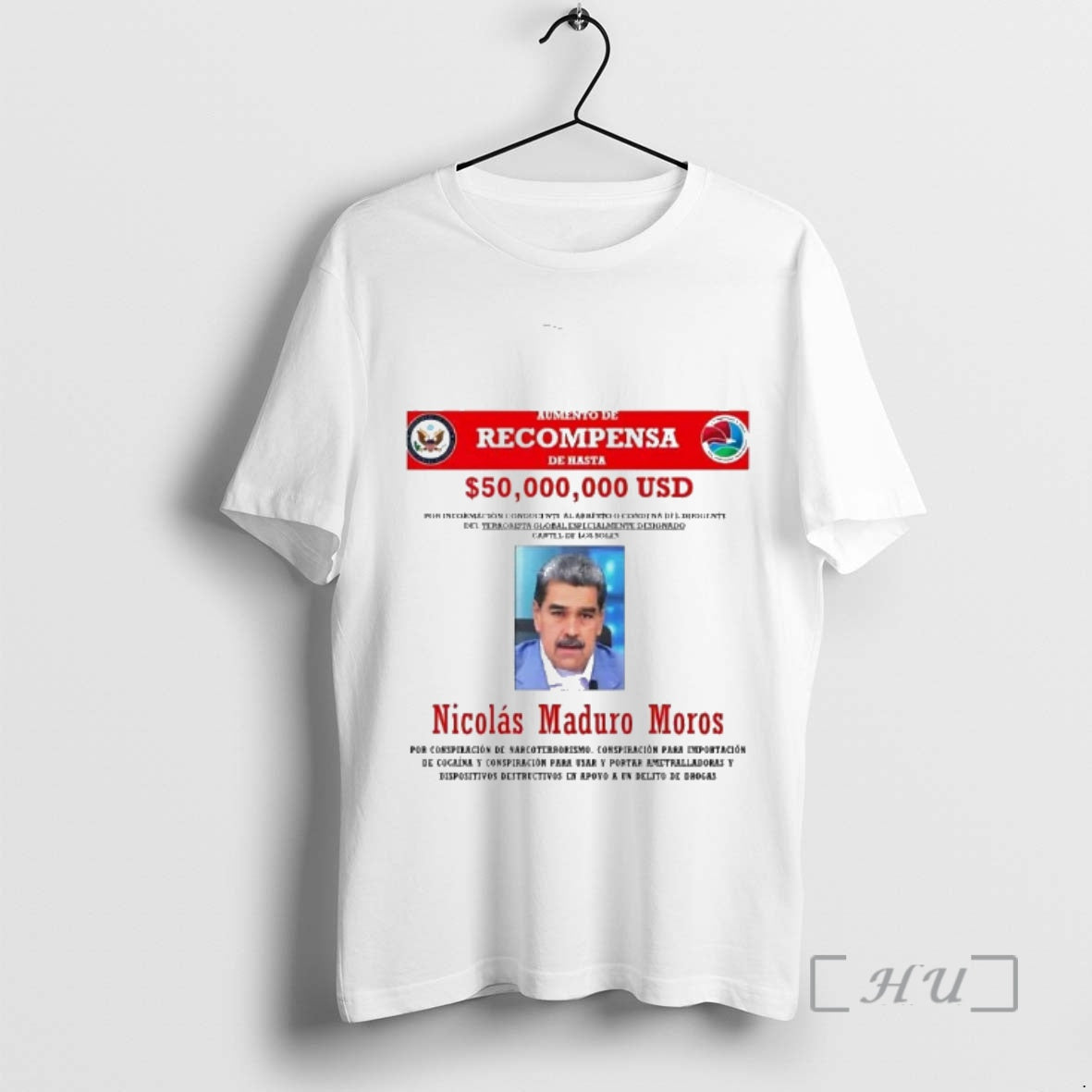 Officials Recompensa Nicolas Maduro 50 Billion Usd T-Shirts, Hoodie, Sweatshirt | AU18TeeNovaLab.com
