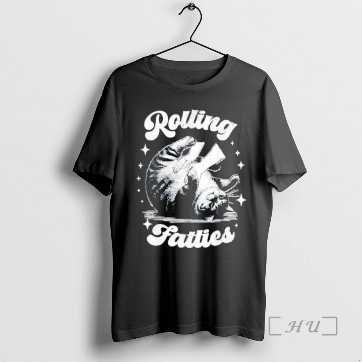 Officials Retro Funny Rolling Fatties Vintage Sarcastic Cat Meme T-Shirts, Hoodie, Sweatshirt | AU18TeeNovaLab.com