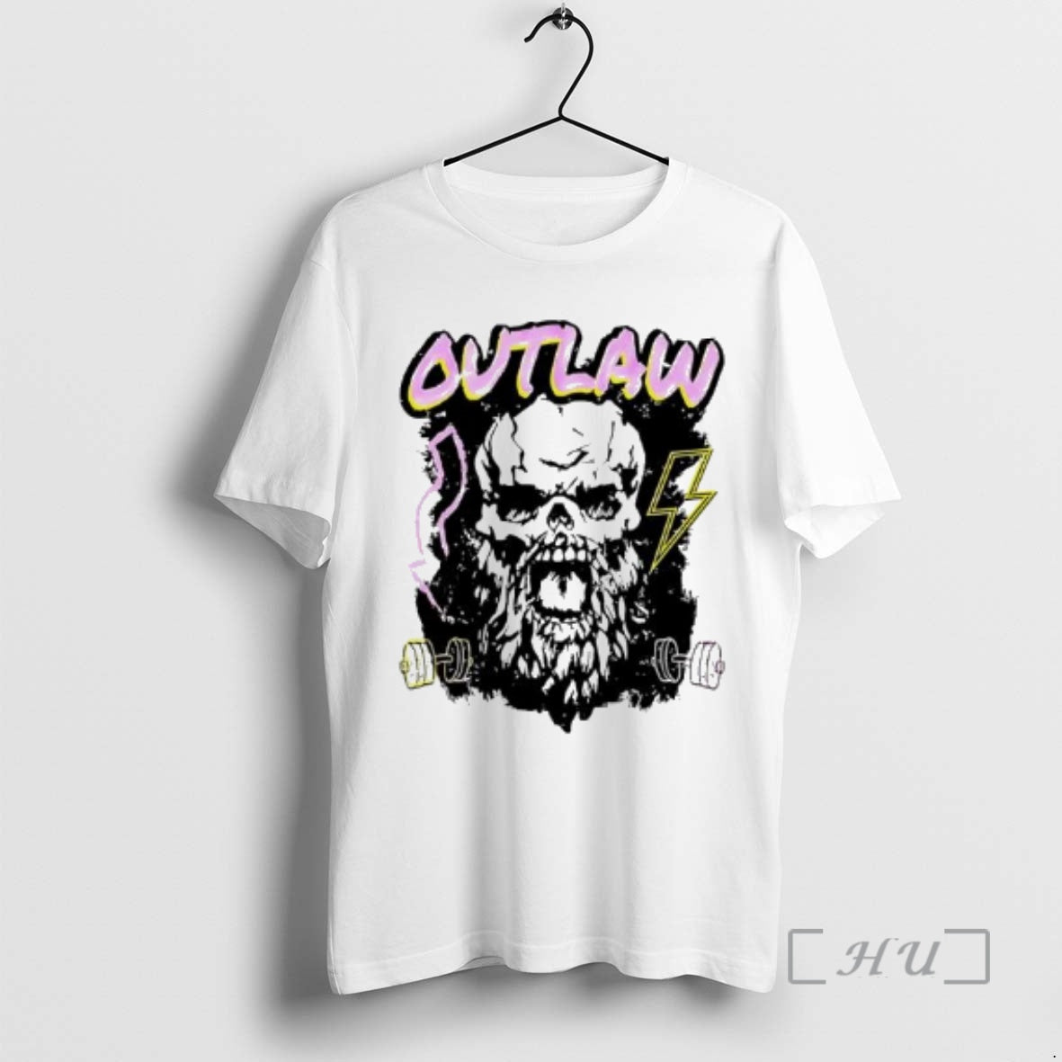Officials Retro Outlaw Skull Graphic T-Shirts, Hoodie, Sweatshirt | AU18TeeNovaLab.com