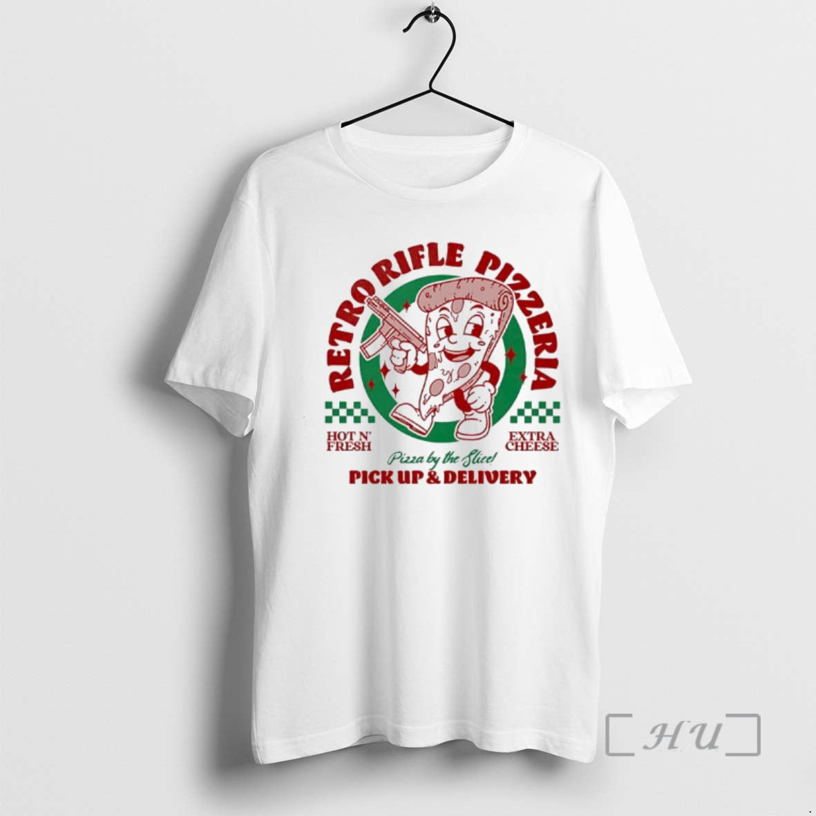 Officials Retro Rifle Pizzeria Hot N Fresh Extra Cheese Pizza By The Slicepick Up Delivery