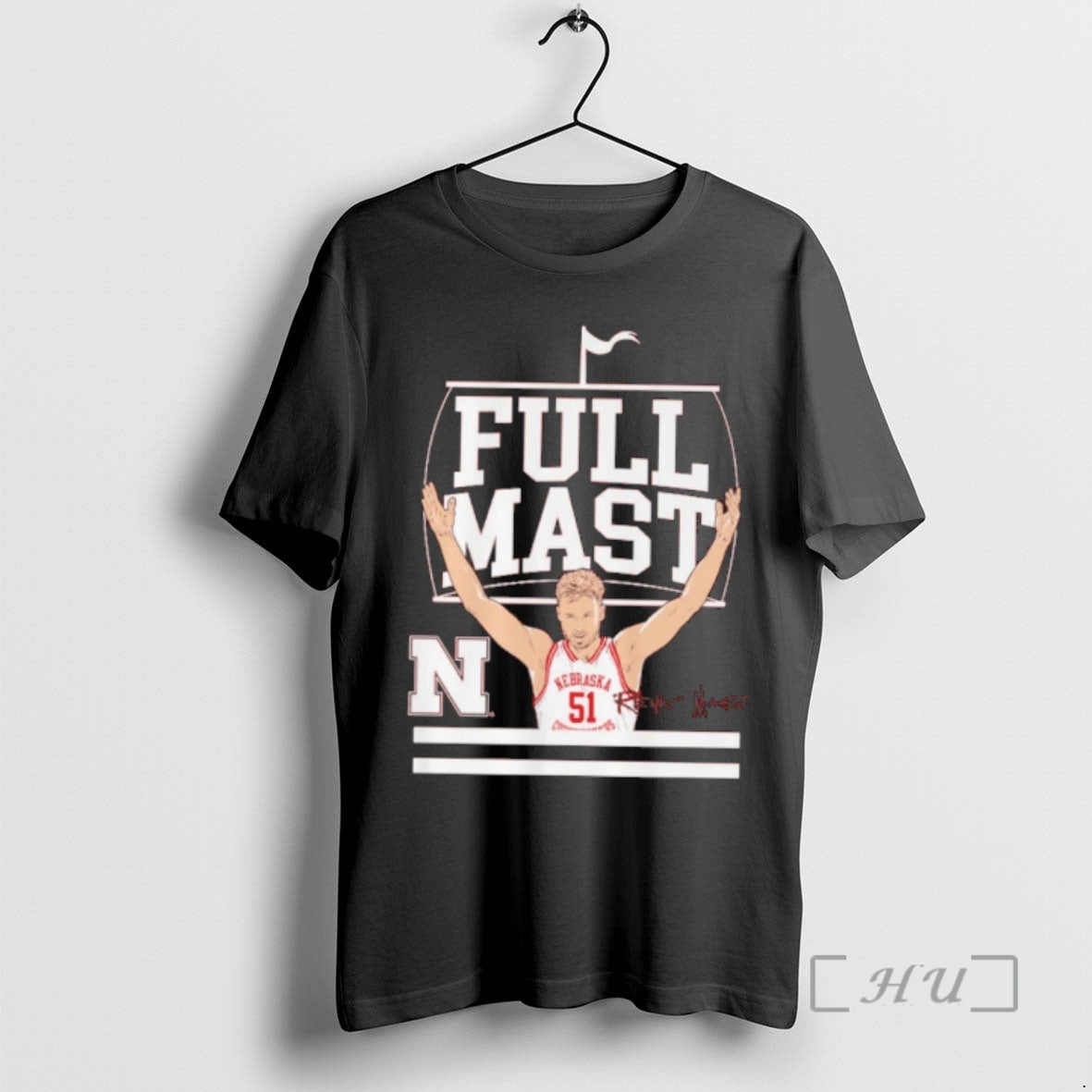 Officials Rienk Mast Nebraska Cornhuskers Full Mast T-Shirts, Hoodie, Sweatshirt | AU18TeeNovaLab.com