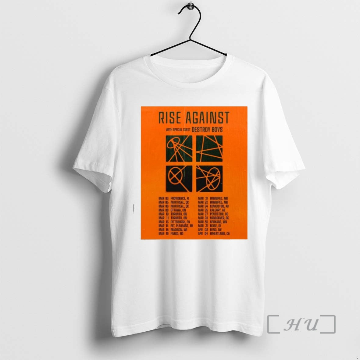 Officials Rise Against 2026 Spring Concert Tour T-Shirts, Hoodie, Sweatshirt | AU18TeeNovaLab.com