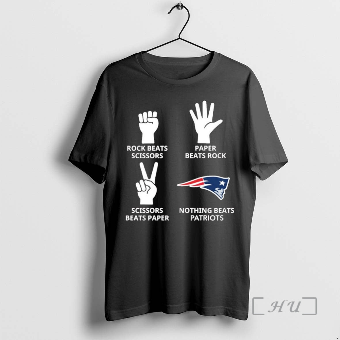 Officials Rock Beats Scissors Paper Beats Rock Scissors Beats Paper Nothing Beats Patriots Premium T-Shirts, Hoodie,...