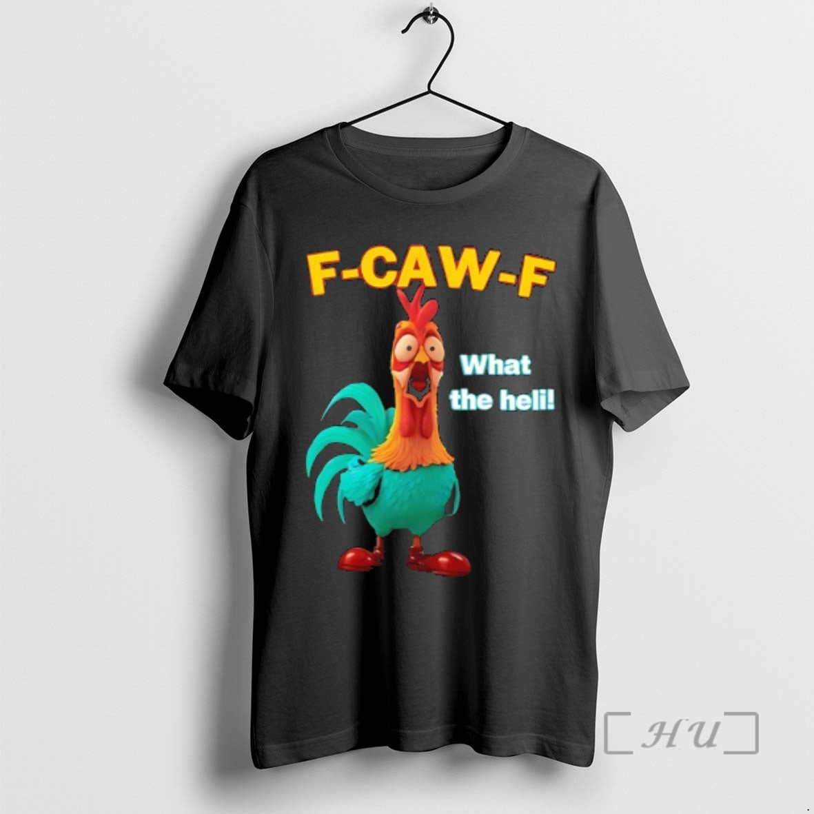 Officials Rooster Frightened F Caw F What The Heli Funny T-Shirts, Hoodie, Sweatshirt | AU18TeeNovaLab.com