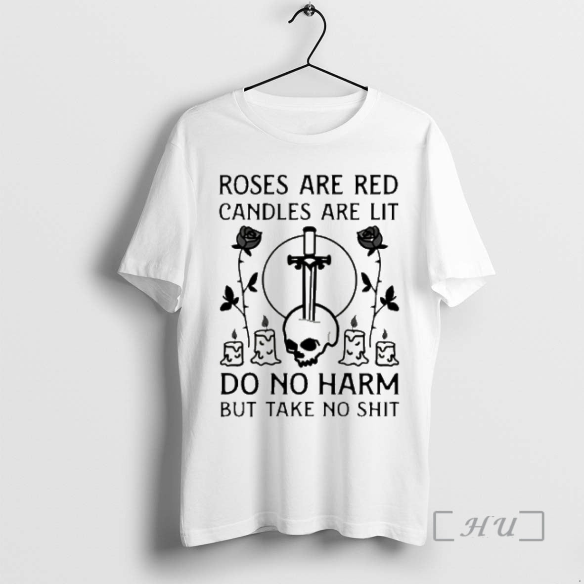 Officials Roses Are Red Candles Are Lit Do No Harm But Take No Shit Premium T-Shirts, Hoodie, Sweatshirt | AU18TeeNovaLab.com
