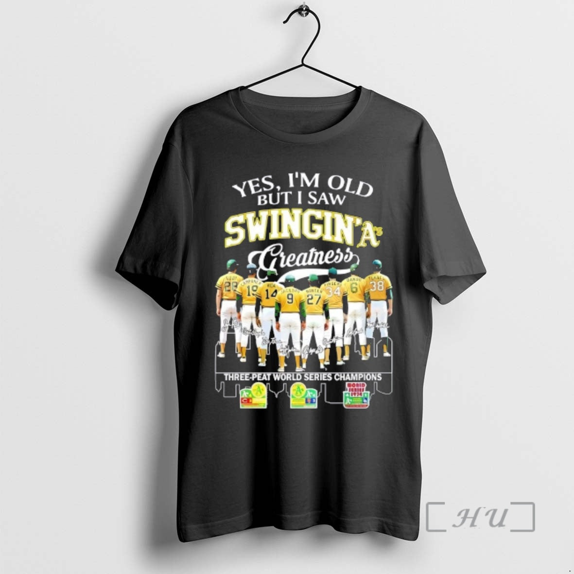 Officials Rudi And Legends Yes Im Old But I Saw Swingin As Greatness Three Peat T-Shirts, Hoodie, Sweatshirt