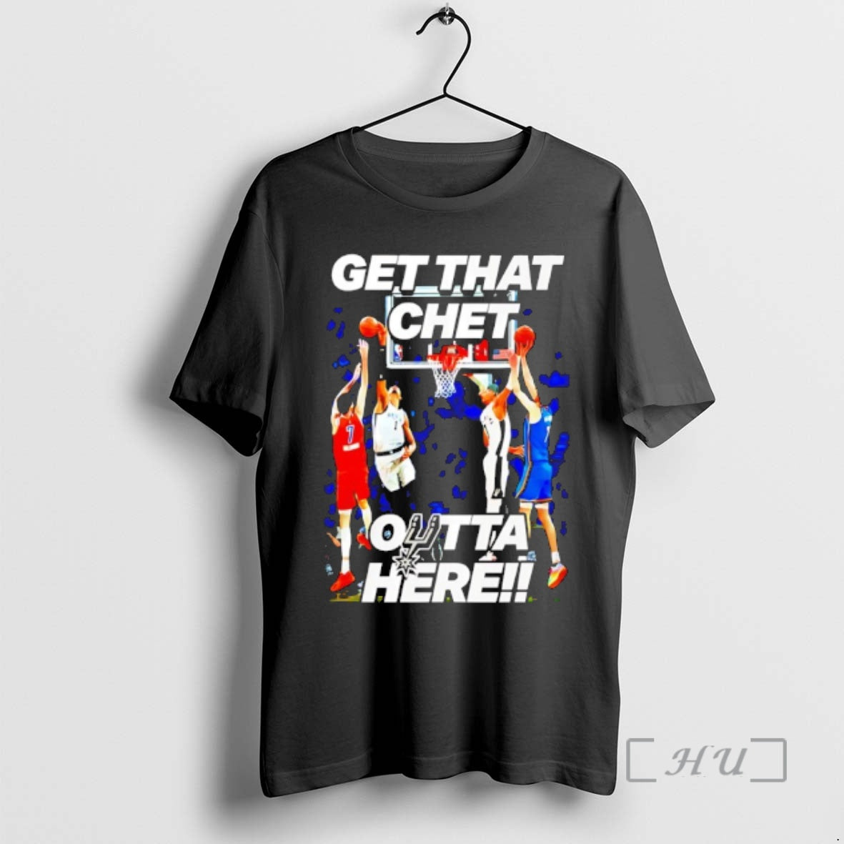 Officials San Antonio Spurs Get That Chet Outta Here T-Shirts, Hoodie, Sweatshirt | AU18TeeNovaLab.com