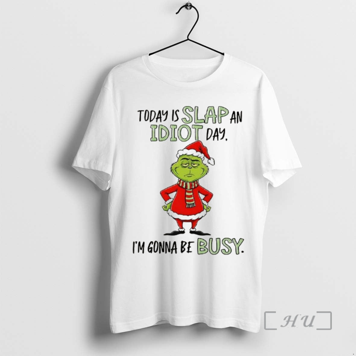 Officials Santa Grinch Today Is Slap An Idiot Day T-Shirts, Hoodie, Sweatshirt | AU18TeeNovaLab.com