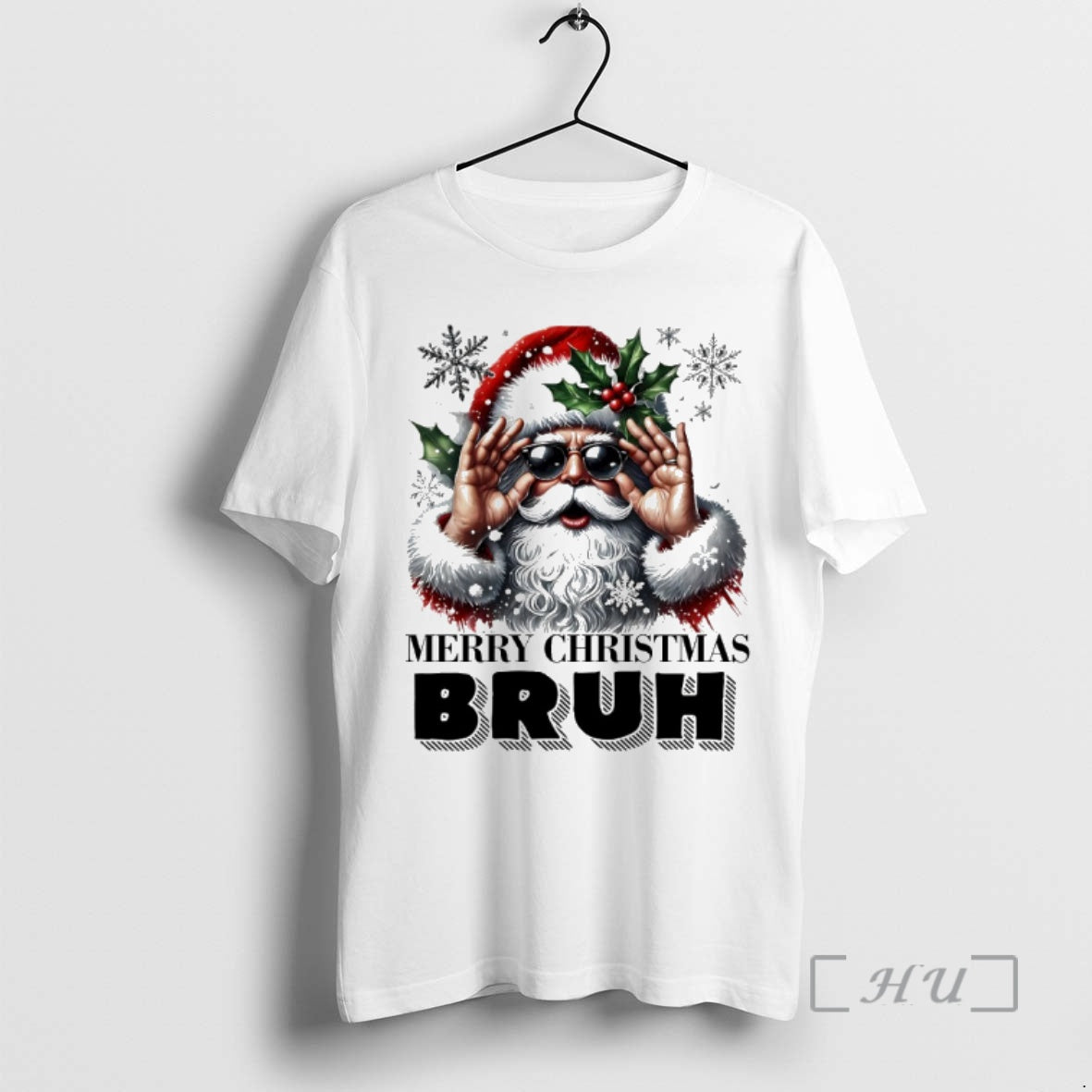 Officials Santa Merry Christmas Bruh T-Shirts, Hoodie, Sweatshirt | AU18TeeNovaLab.com