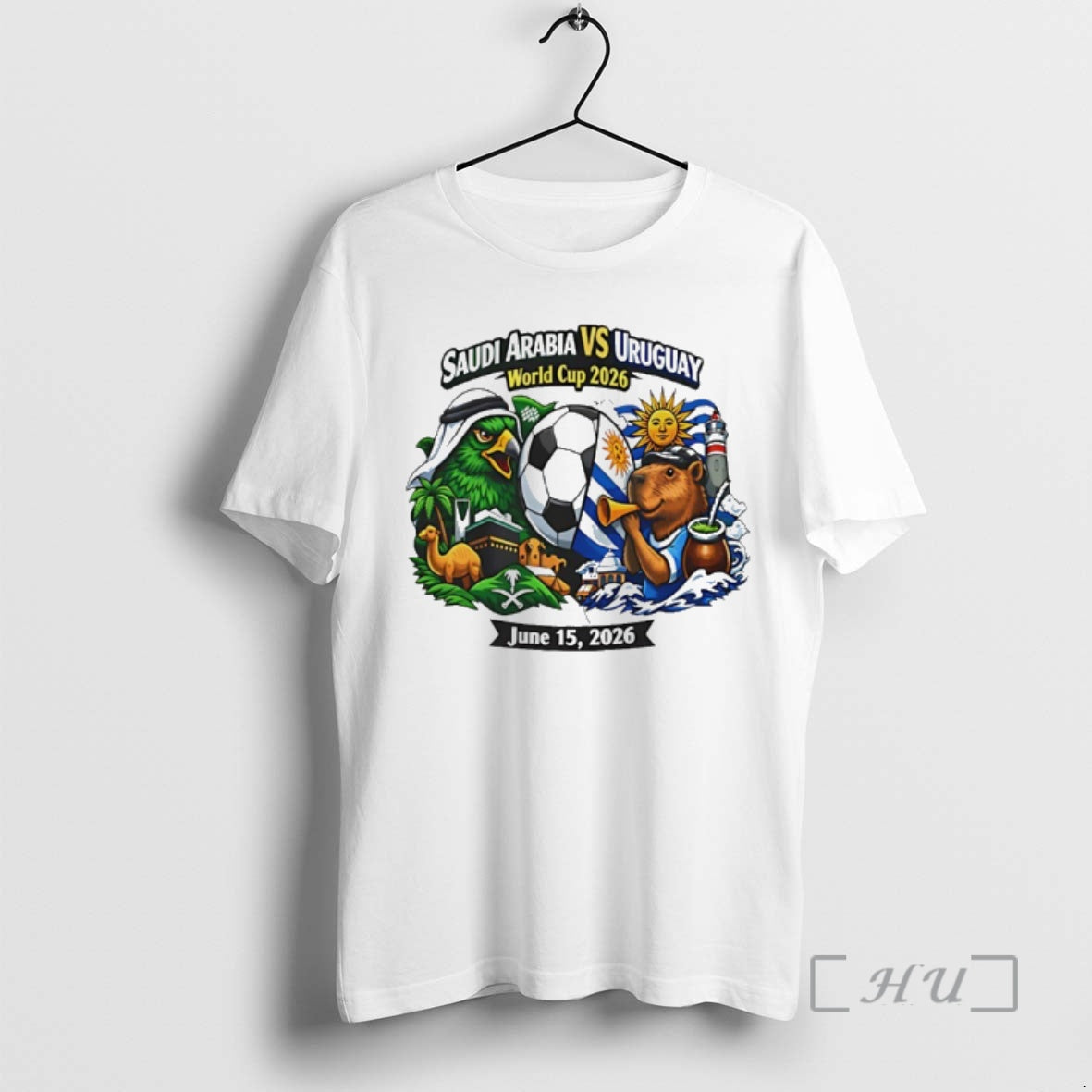 Officials Saudi Arabia Vs Uruguay 2026 World Cup Mascot T-Shirts, Hoodie, Sweatshirt | AU18TeeNovaLab.com