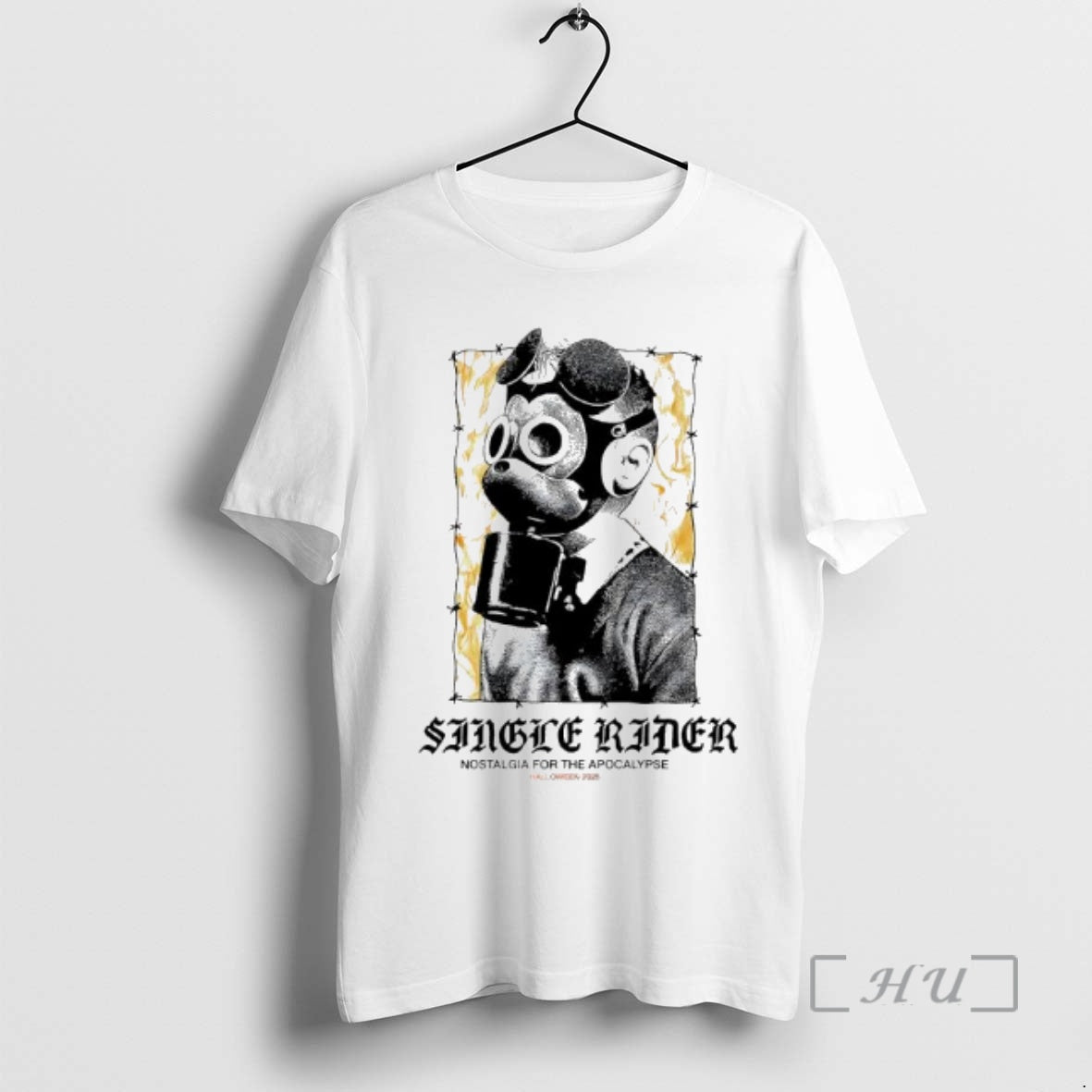 Officials Single Rider Nostalgia For The Apocalypse Halloween 2025 Graphic T-Shirts, Hoodie, Sweatshirt | AU18TeeNovaLab.com