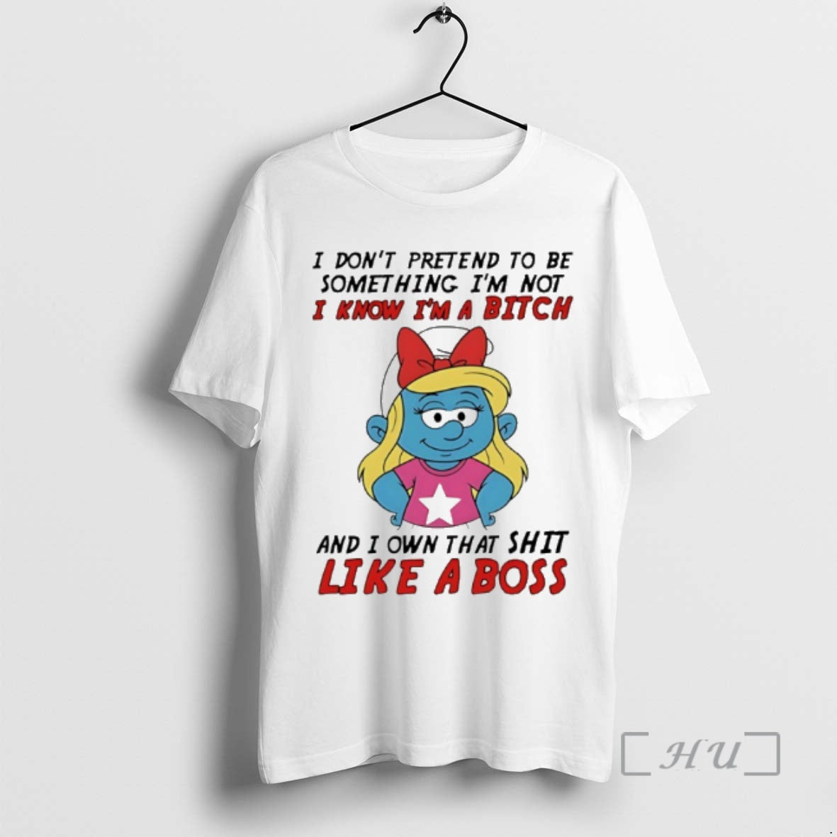 Officials Smurfette I Dont Pretend To Be Something Im Not I Know Im A Bitch T-Shirts, Hoodie, Sweatshirt | AU18TeeNovaLab.com