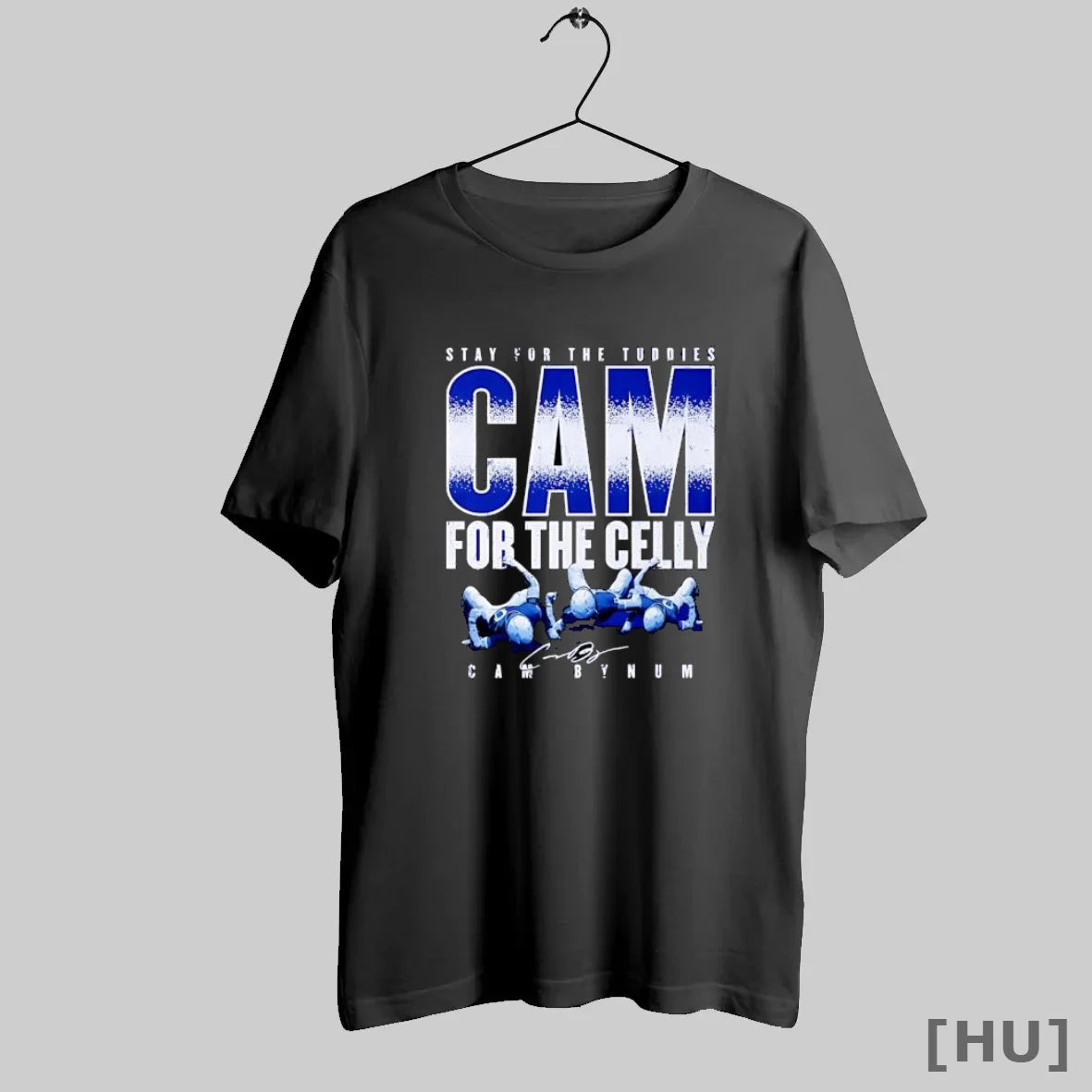 Officials Stay For The Tuddies Cam For The Celly Bynum Football Player Graphic