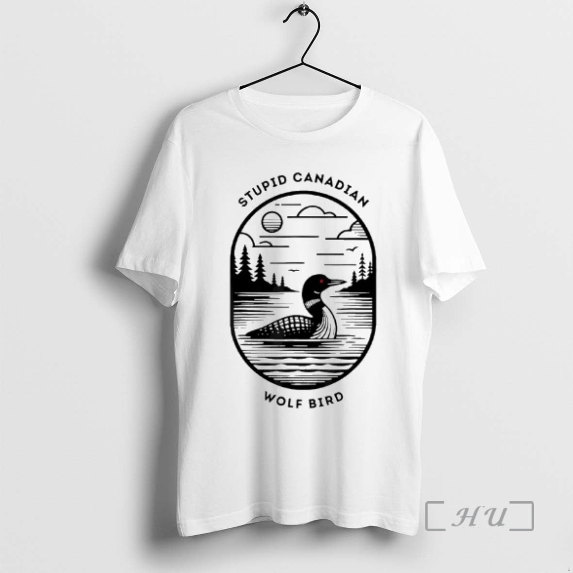 Officials Stupid Canadian Wolf Bird Hockey Romance Lgbt Vintage T-Shirts, Hoodie, Sweatshirt | AU18TeeNovaLab.com