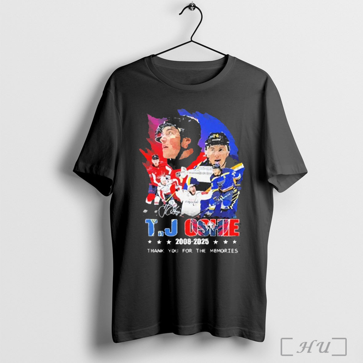 Officials T J Oshie 2008 2025 Thank You For The Memories Signature 2025 T Shirtt