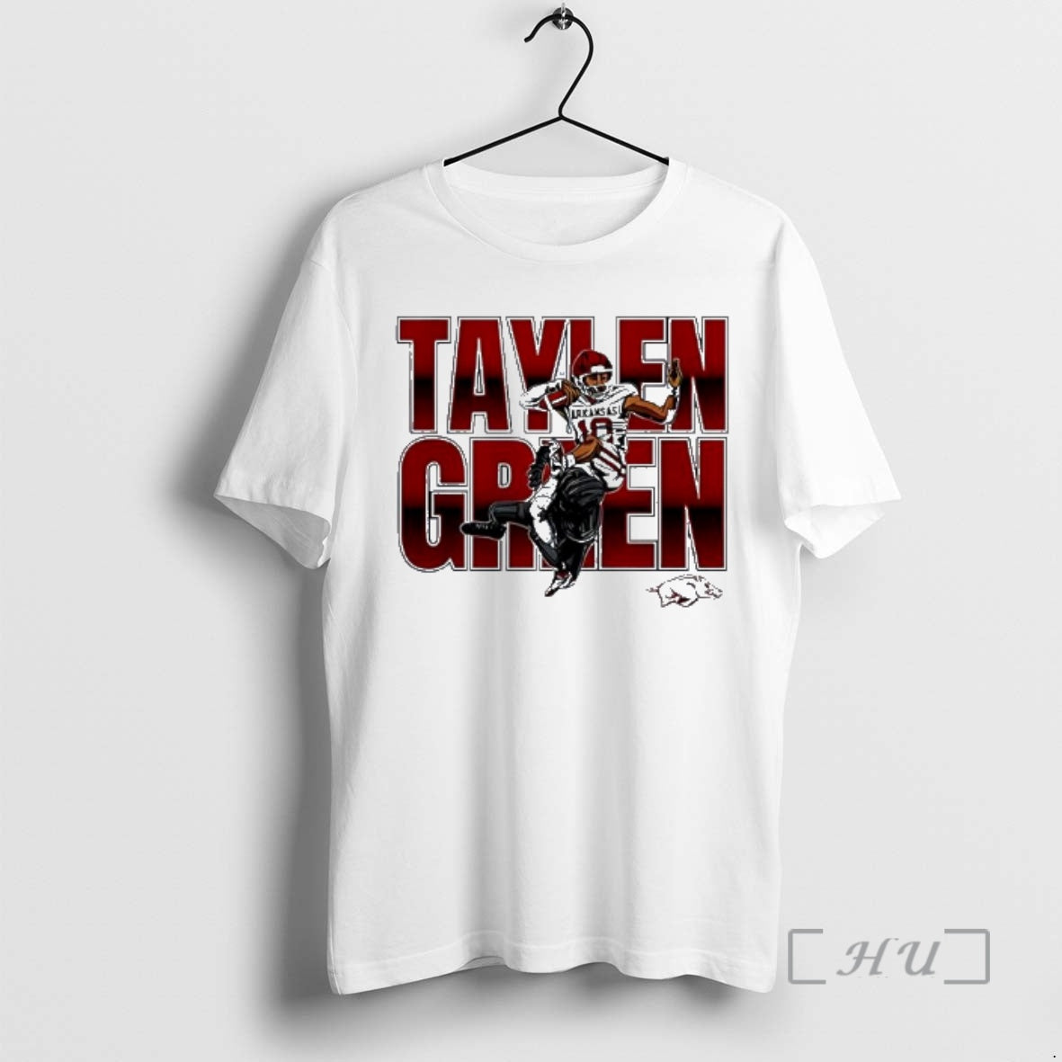Officials Taylen Green Arkansas Football Ncaa Caricature T-Shirts, Hoodie, Sweatshirt | AU18TeeNovaLab.com