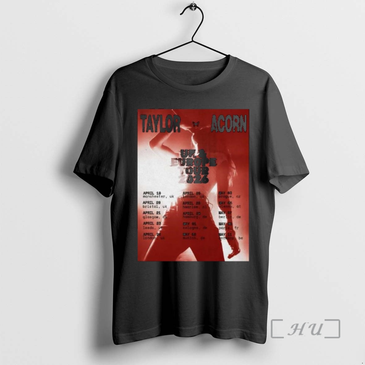 Officials Taylor Acorn Uk And Europe 2026 Shows T-Shirts, Hoodie, Sweatshirt | AU18TeeNovaLab.com