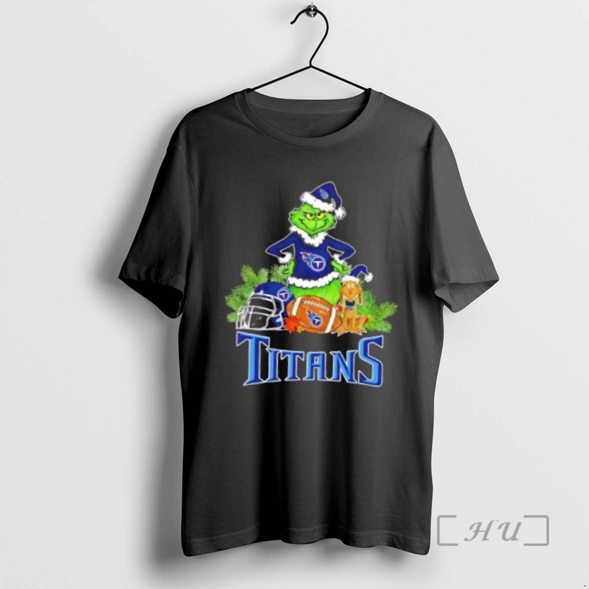 Officials Tennessee Titans Football X Grinch And Max Dog Merry Christmas Premium T Shirts Sweater Hoodie, Sweatshirt