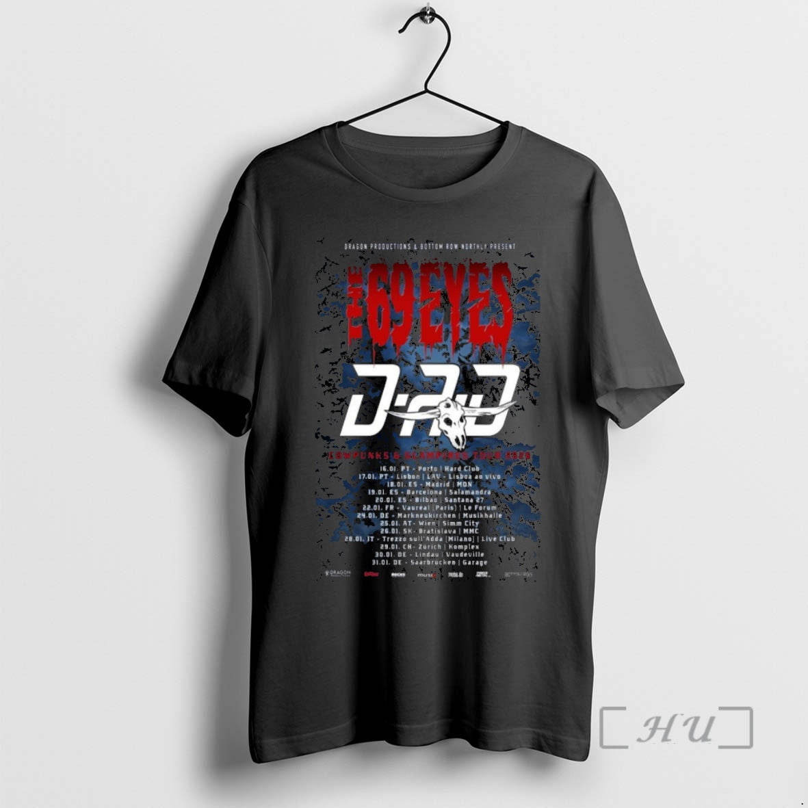 Officials The 69 Eyes More Shows In January 2026 T-Shirts, Hoodie, Sweatshirt | AU18TeeNovaLab.com