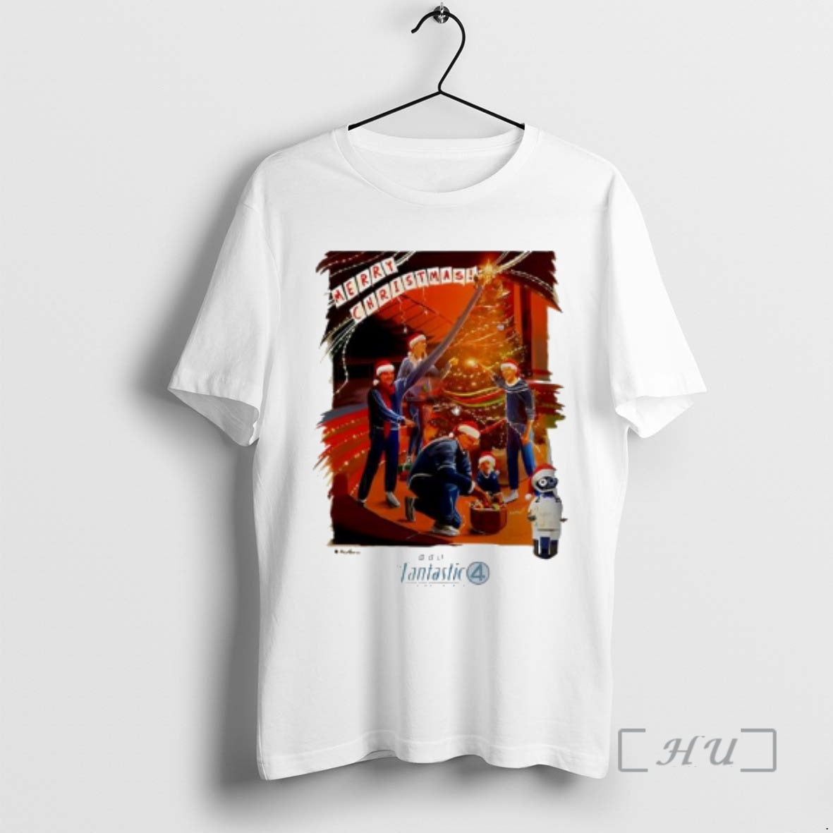Officials The Fantastic Four First Steps Merry Christmas Happy Holidays T-Shirts, Hoodie, Sweatshirt | AU18TeeNovaLab.com