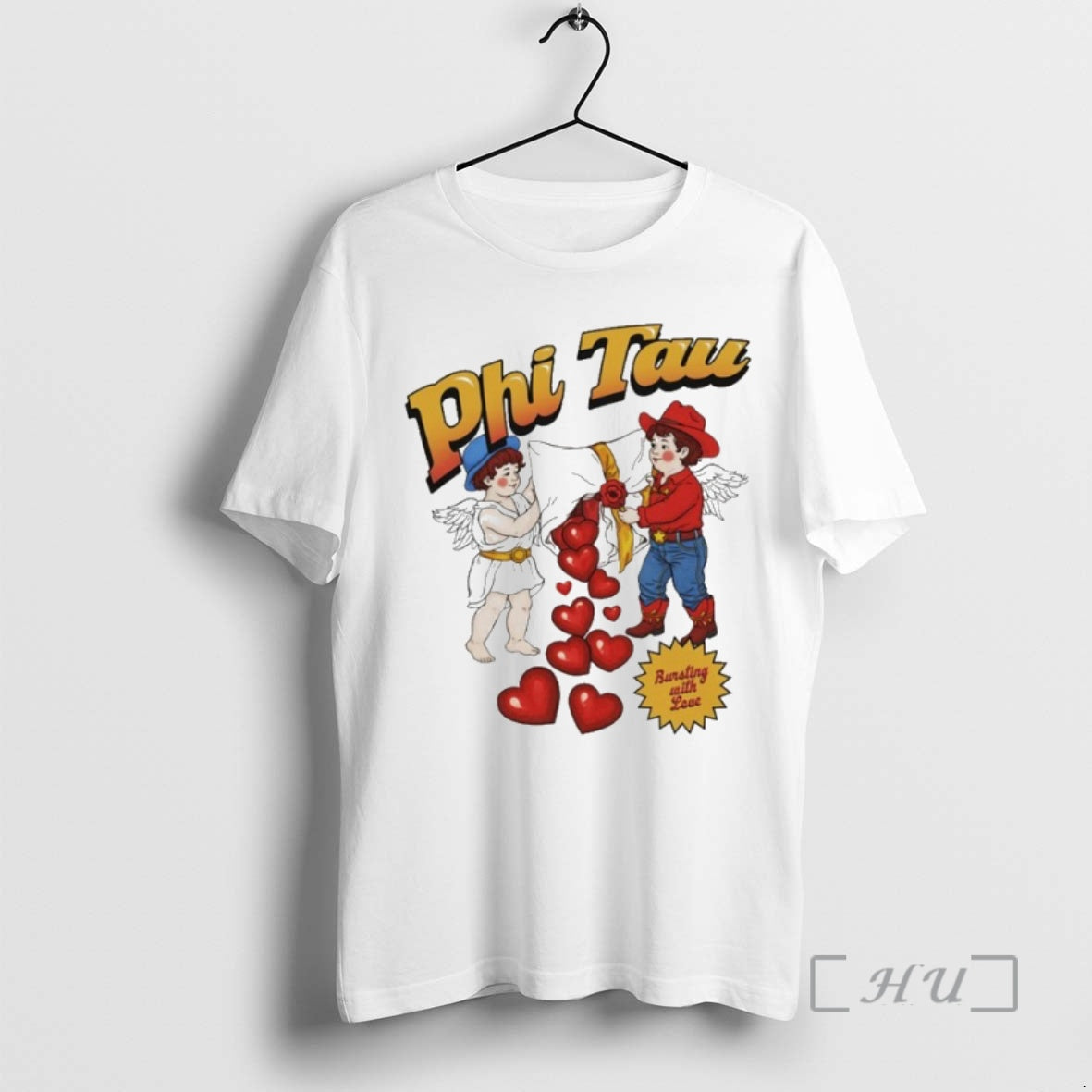 Officials The Phi Tau Burnsting With Love Valentines T-Shirts, Hoodie, Sweatshirt | AU18TeeNovaLab.com