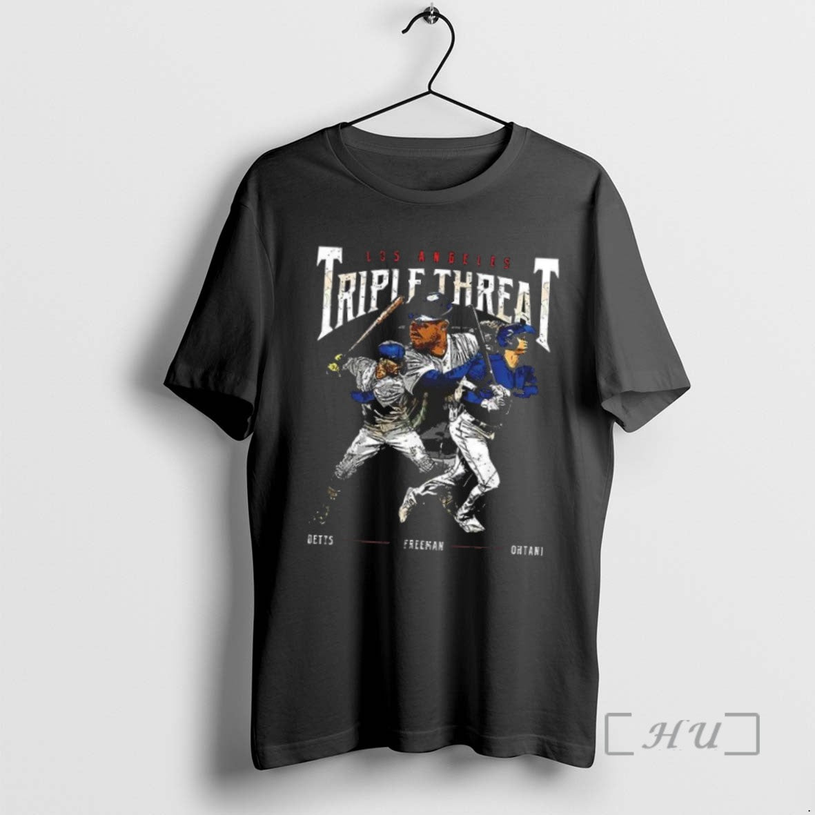 Officials Trending Best Triple Threat Baseball Ohtani Betts Freeman Los Angeles Dodgers Retro