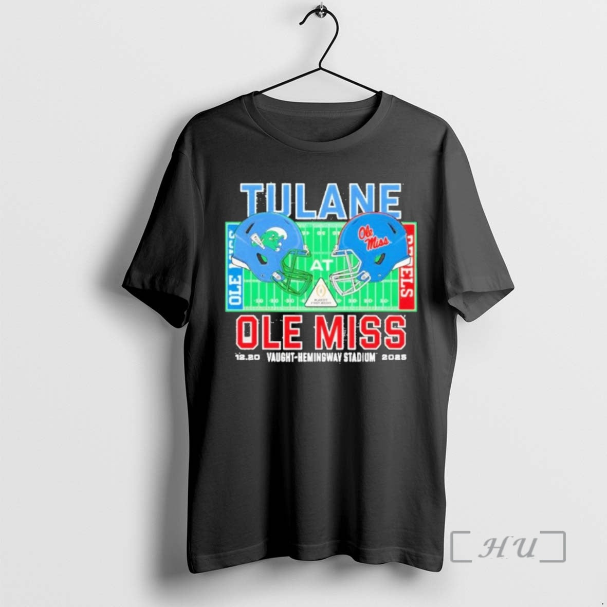 Officials Tulane Vs Ole Miss 2025 Cfp First Round Matchup Vaught Hemingway Stadium Premium T-Shirts, Hoodie, Sweatshirt